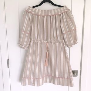 Jack by BB Dakota Linen Striped Dress